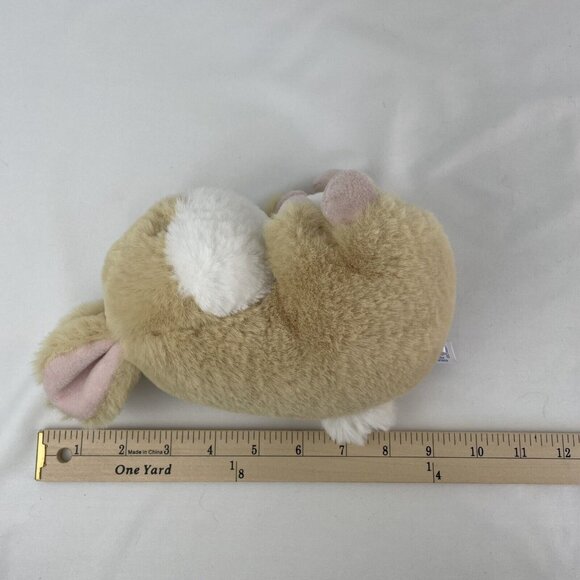 Aurora Springtime Rolly Pets Bonnie the Bunny Rabbit 8" Plush Easter Cream White - Picture 7 of 7